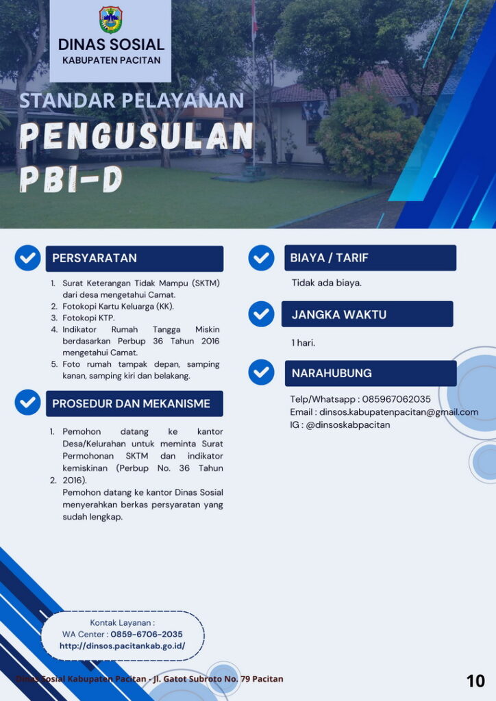 Pengusulan PBI-D