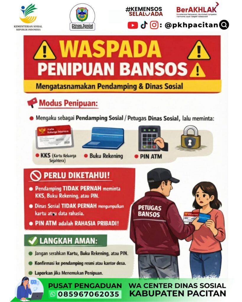 Waspada Penipuan Bantuan Sosial